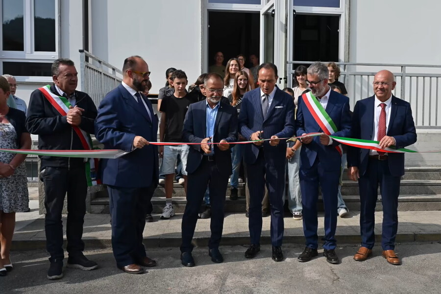 Inaugurata la Scuola “Franco Marro” a Villar Perosa